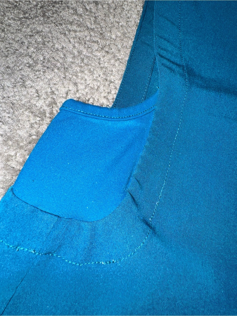 DOLAN Caribbean Blue V-Neck oversized scrub top XLarge - Picture 5 of 8